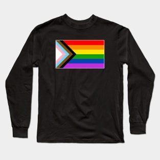 Progress Pride Flag Long Sleeve T-Shirt